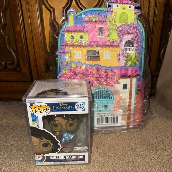 Loungefly Casa Madrigal Backpack & Funko Pop! Diamond Mirabel - Picture 3 of 5